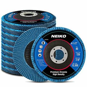 11257A Høj Densitet Jumbo Premium Zirkonia Flap Disc | 4,5″ X 7/8 Tommer, 40 Korn, Fased Type #29-10 Pakke  |   Slibeskiver Og -Plader Slibemidler og efterbehandlingsprodukter Slibeskiver Og -Plader