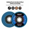 11257A Høj Densitet Jumbo Premium Zirkonia Flap Disc | 4,5″ X 7/8 Tommer, 40 Korn, Fased Type #29-10 Pakke  |   Slibeskiver Og -Plader Slibemidler og efterbehandlingsprodukter Slibeskiver Og -Plader