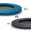 11257A Høj Densitet Jumbo Premium Zirkonia Flap Disc | 4,5″ X 7/8 Tommer, 40 Korn, Fased Type #29-10 Pakke  |   Slibeskiver Og -Plader Slibemidler og efterbehandlingsprodukter Slibeskiver Og -Plader