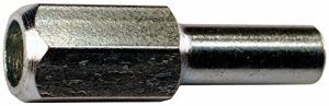 45299 Gennemgående Skaftadapter Til Hurtigskift Af Flap-Hjul, 1/4″ Skaft, 1/4-20″ Gevind (Pakke Med 10)  |   Slibende Tilbehør Slibemidler og efterbehandlingsprodukter Slibende Tilbehør