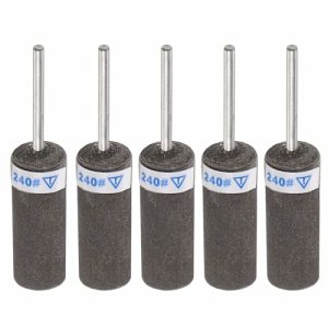 5 Stk. Abrasive Sandpapirruller 240 Korn 2,35 Mm Skaft Slibetromler Ærmer Cylinder Slibehoved Til Træbearbejdning Glas Metal Polering  |   Abrasive Monterede Punkter Abrasive Monterede Punkter Abrasive Monterede Punkter