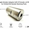 544 Rustfrit Stål Vinkelsliber Adapter 5/8-11 Hun X 5/16-24 Hun, Arbor Adapter Kompatibel Til Brug Med 5/16”-24 Gennemgående Da Backer Puder På Vinkelsliber Med 5/8”-11  |   Slibende Tilbehør Slibemidler og efterbehandlingsprodukter Slibende Tilbehør