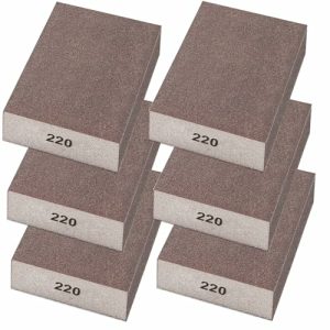 6 Stk. Slibepuder 220 Grit Blokke Til Pottebørste, Pande Børste, Metal Slibning, Træ Slibning, Vaskbare Og Genanvendelige N-G-001-220  |   Abrasive Efterbehandlingsprodukter Abrasive Efterbehandlingsprodukter Abrasive Efterbehandlingsprodukter