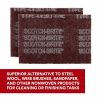 Scotch-Brite Universel 7447 Håndpude, Meget Fin Kvalitet, 6 In X 9 In, Pakke Med 20, Aluminiumoxid, Overfladeforberedelse, Slibning, Blanding, Rengøring, Mørkerød  |   Abrasive Efterbehandlingsprodukter Abrasive Efterbehandlingsprodukter Abrasive Efterbehandlingsprodukter