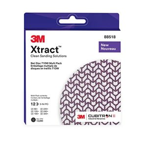 Xtract Net Disc 710W, 5 Tommer, 12 Styk Multi-Pack Klæbende Sandpapirskiver, 80+, 120+, 180+, 220+, 240+, 320+, Næsten Støvfri, Assorterede Grader, 88518  |   Slibeskiver Og -Plader Slibemidler og efterbehandlingsprodukter Slibeskiver Og -Plader