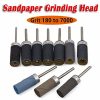 10 Stk. Slibetromler Ærmer Sandpapir Bar Sliber Tilbehør Roterende Kit Poleringsburr Stang Rulle Slibeværktøj 800 Grit  |   Abrasive Monterede Punkter Abrasive Monterede Punkter Abrasive Monterede Punkter